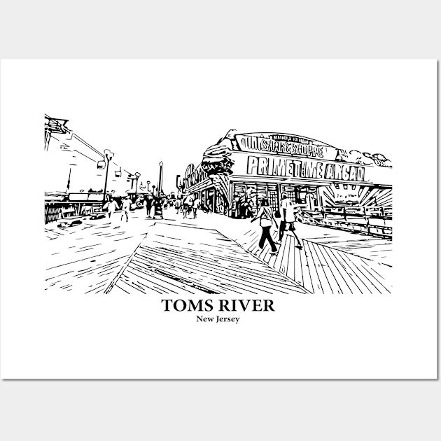 Toms River - New Jersey Wall Art by Lakeric